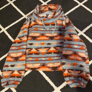 Vintage Women’s Fluffy Sherpa Cropped